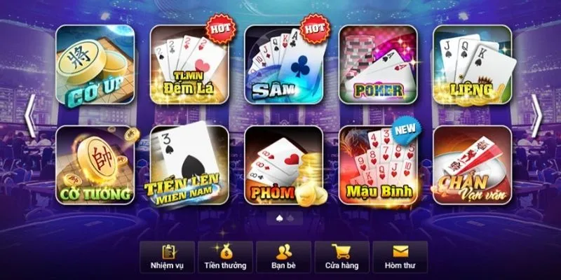 Khám phá top 5 game bài ăn tiền hot nhất tại nhà cái