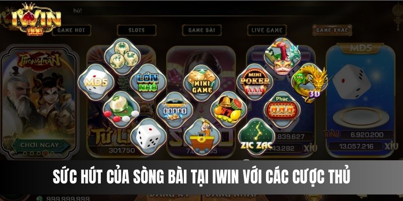 Sức hút của sòng bài tại IWIN với các cược thủ